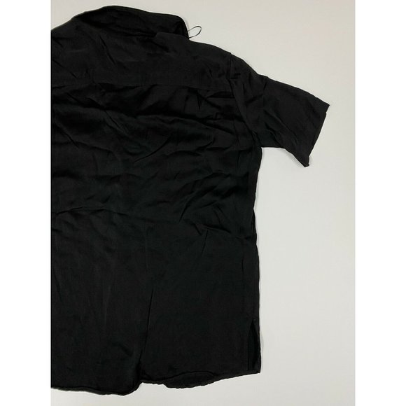 zara button down shirt mens m black - Picture 6 of 6